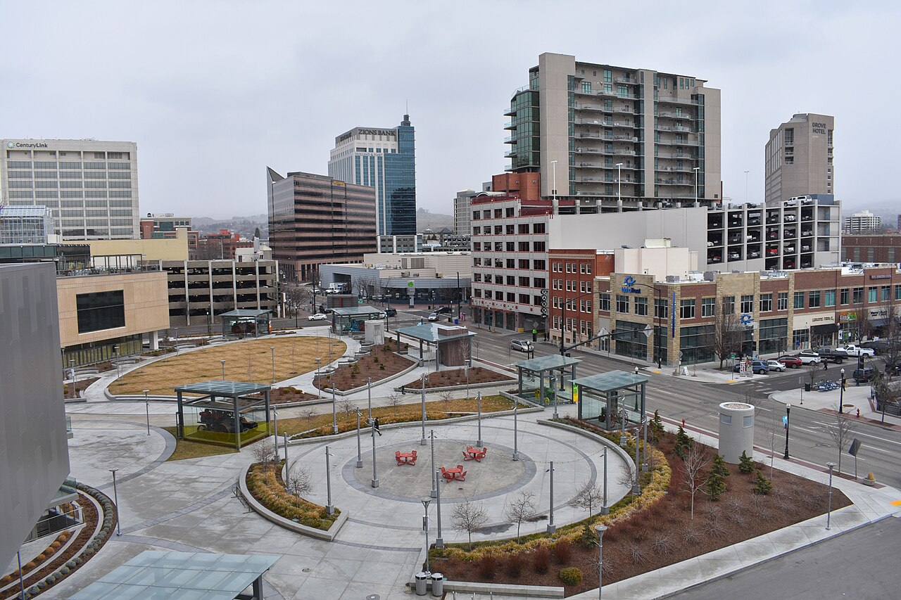 Downtown Boise skyline viewed from JUMP